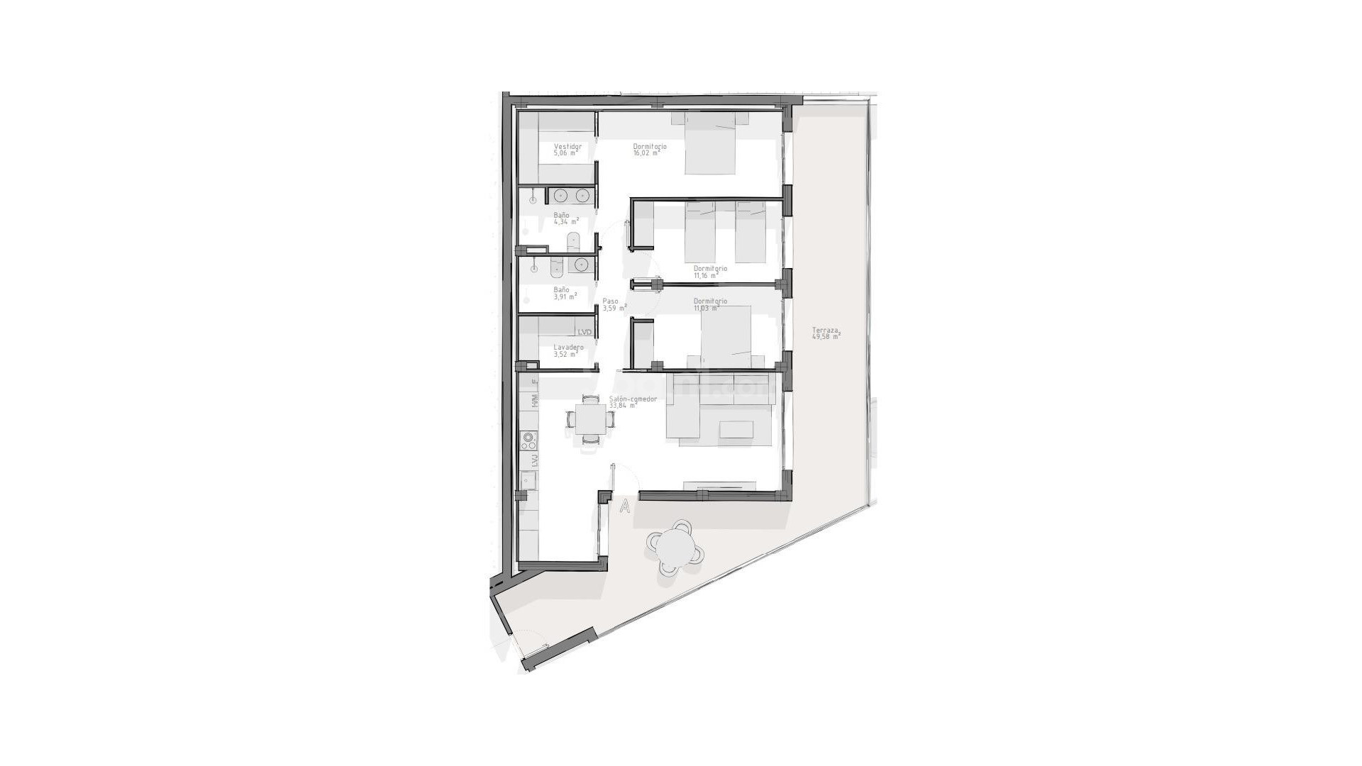New Build - Apartment -
Aguilas - Playa del Hornillo