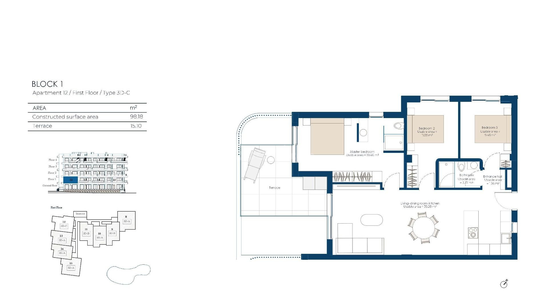 New Build - Apartment -
Banos y Mendigo - El Valle Golf