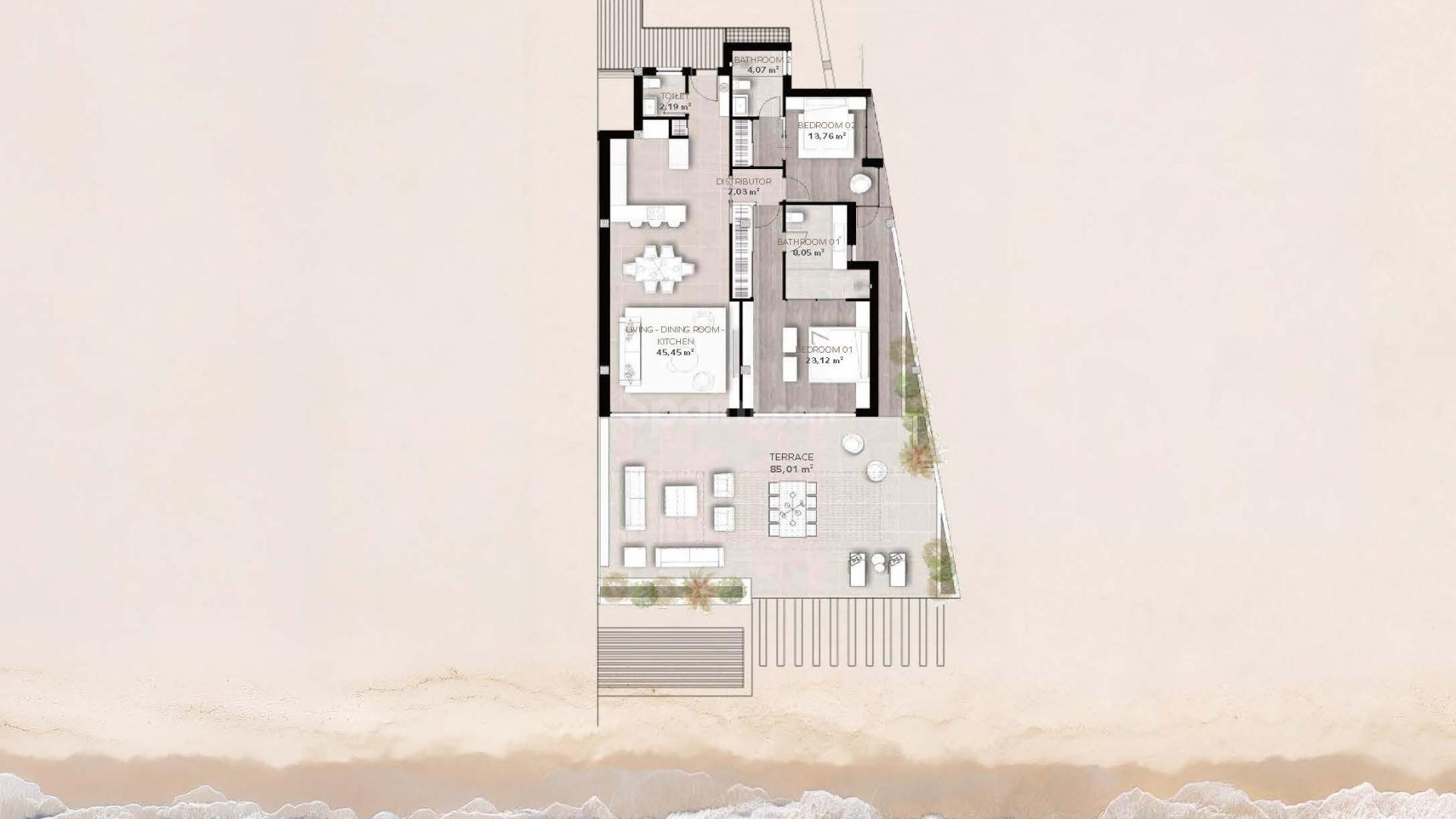 New Build - Apartment -
Estepona - Playa del Cristo