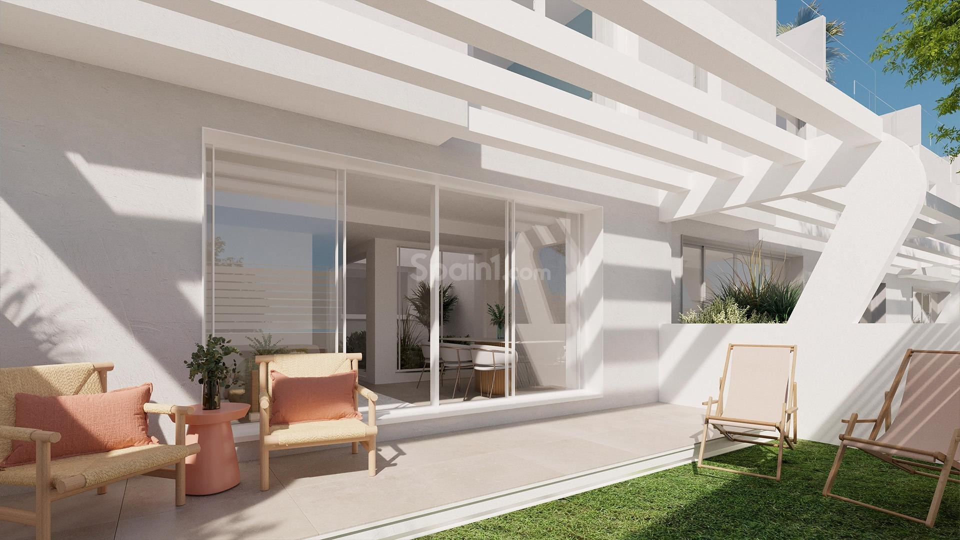 New Build - Apartment -
Estepona - Polideportivo