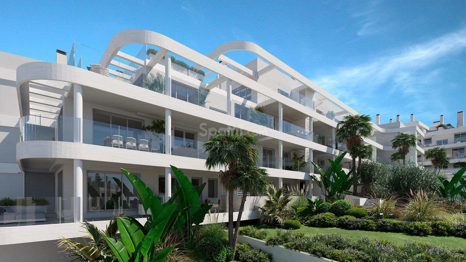 New Build - Apartment -
Estepona - Polideportivo
