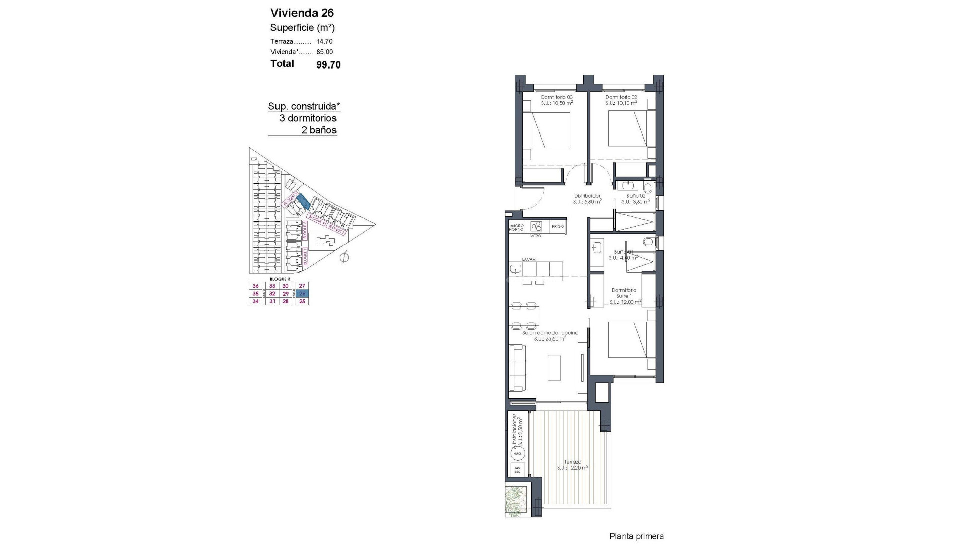New Build - Apartment -
Los Alcázares - Los Alcazares