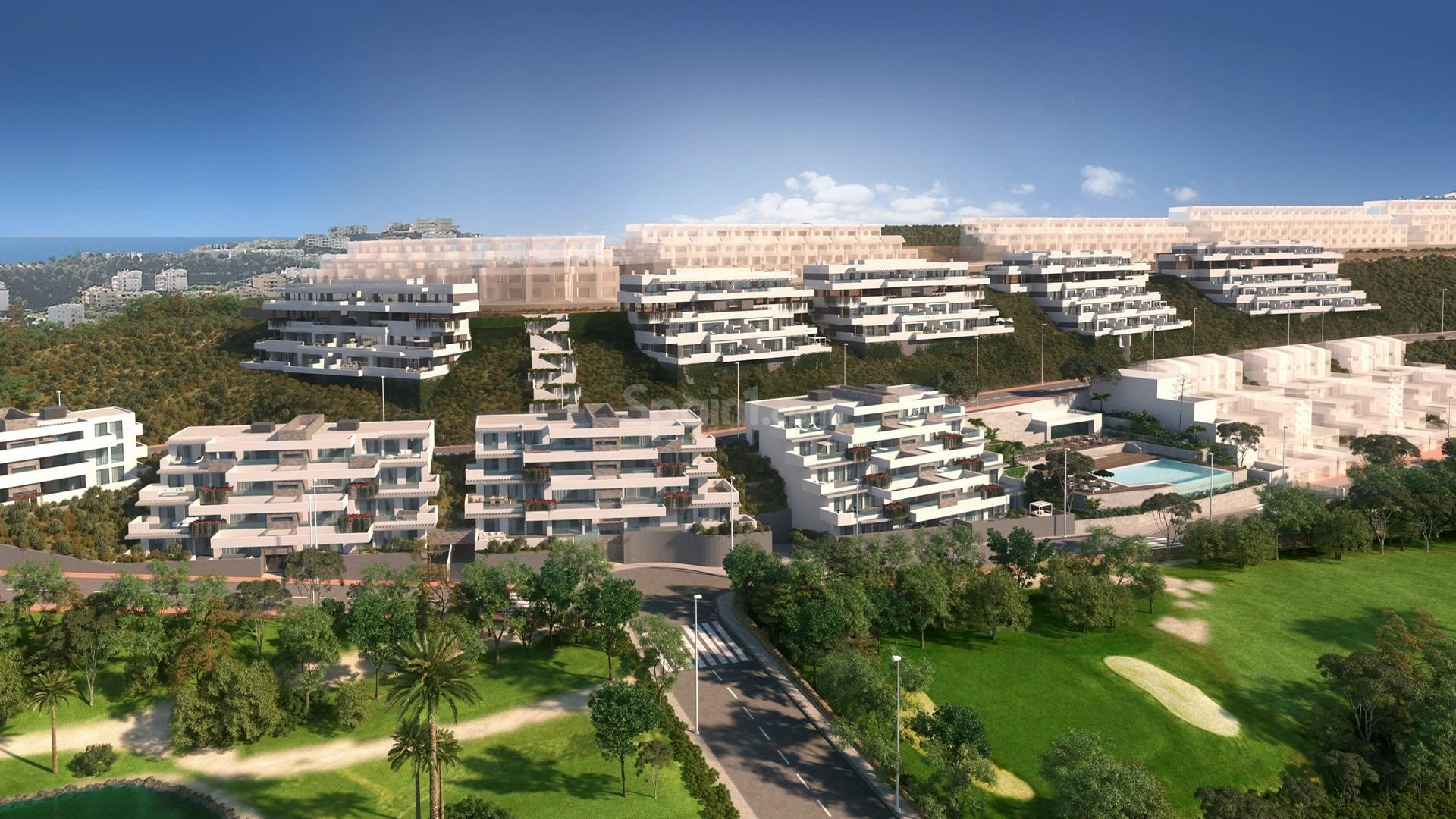 New Build - Apartment -
Mijas - La Noria Golf