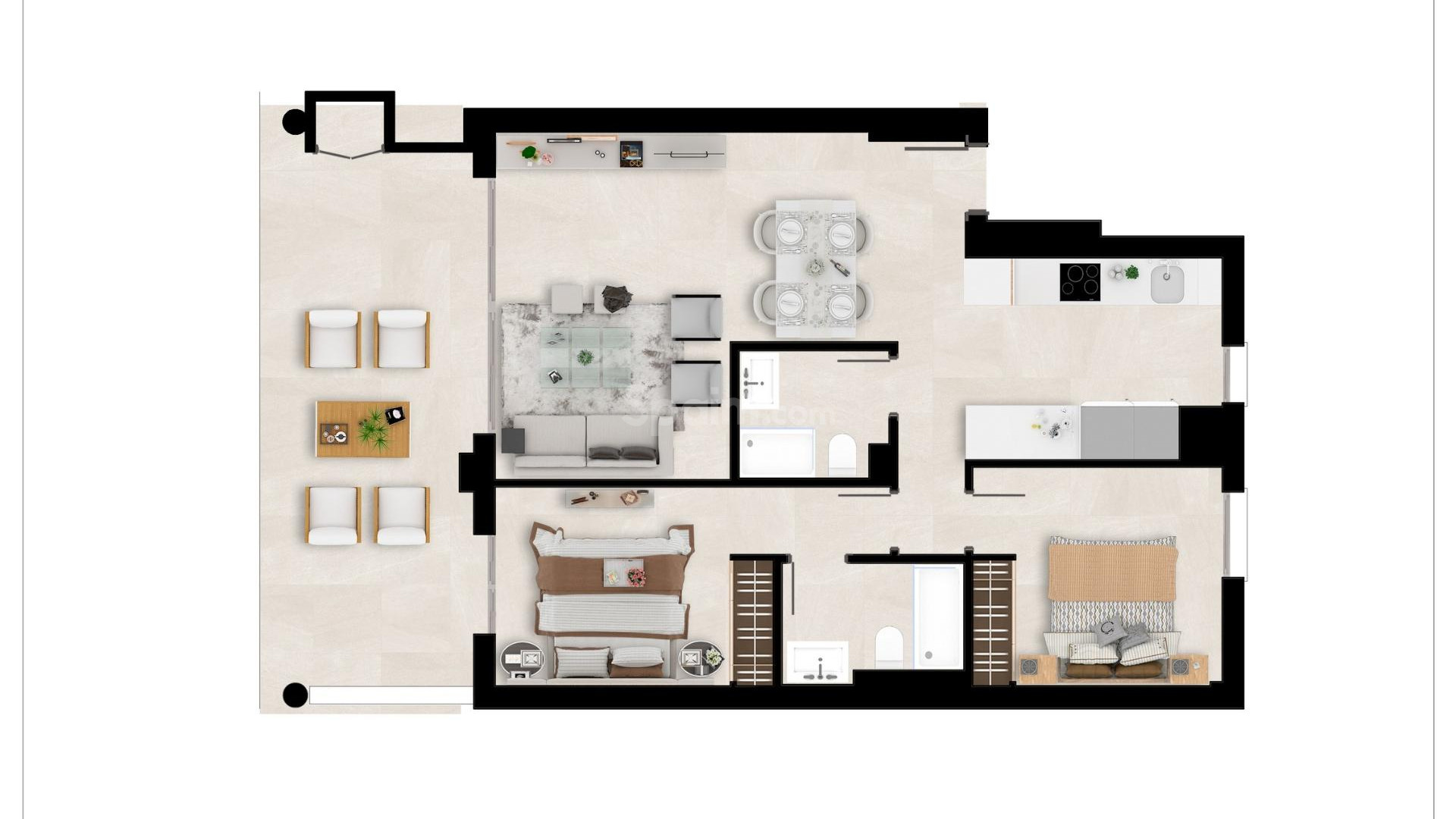 New Build - Apartment -
Mijas