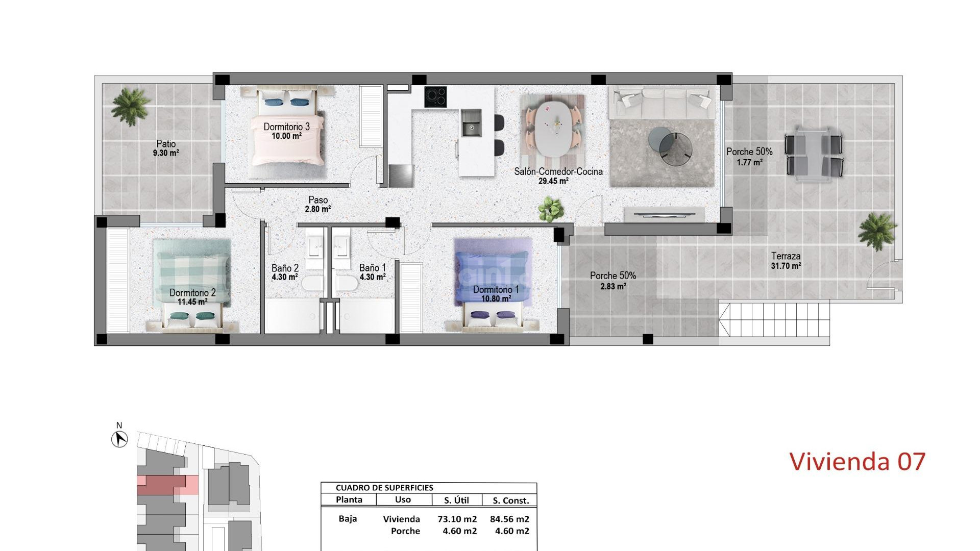 New Build - Apartment -
Pilar de la Horadada - pueblo