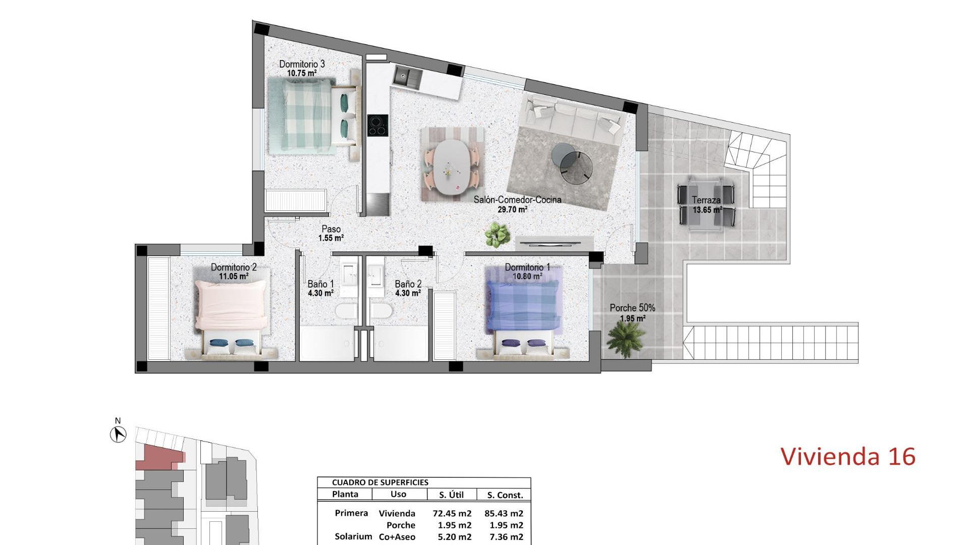 New Build - Apartment -
Pilar de la Horadada - pueblo