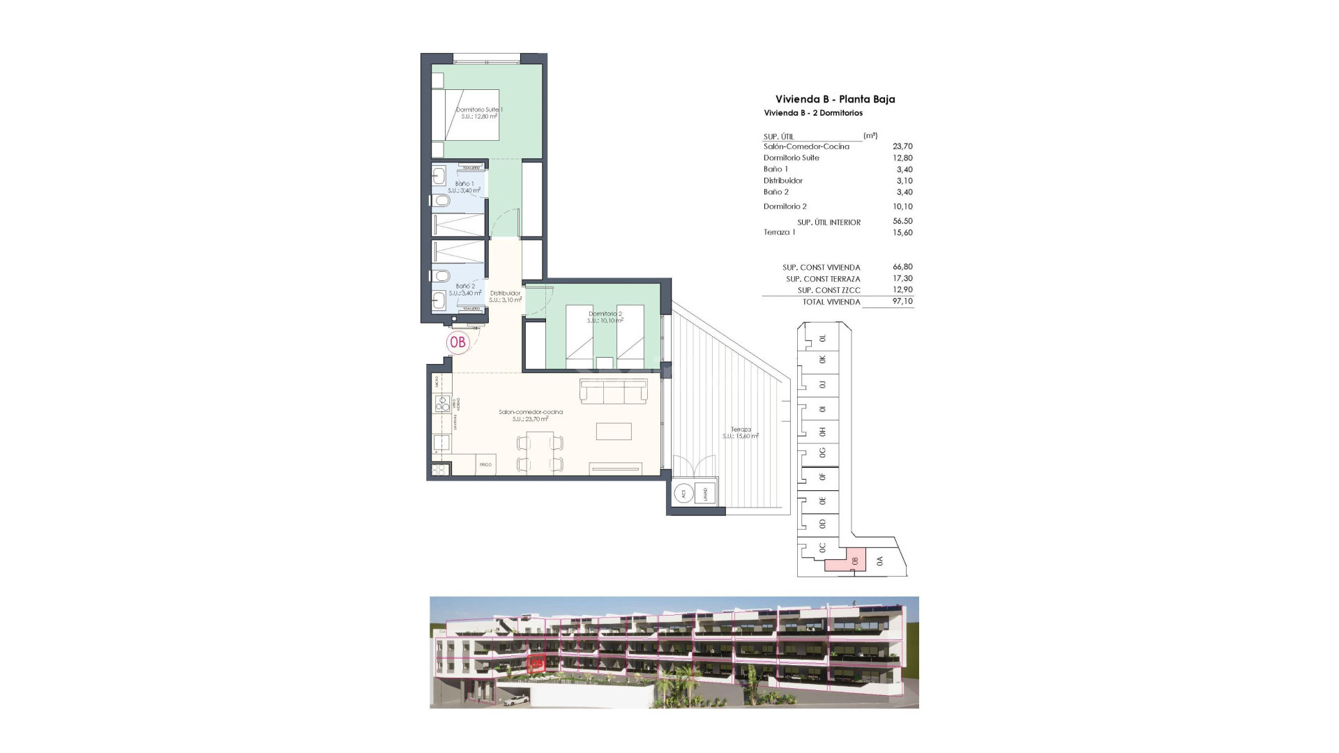 New Build - Lägenhet -
Benijofar