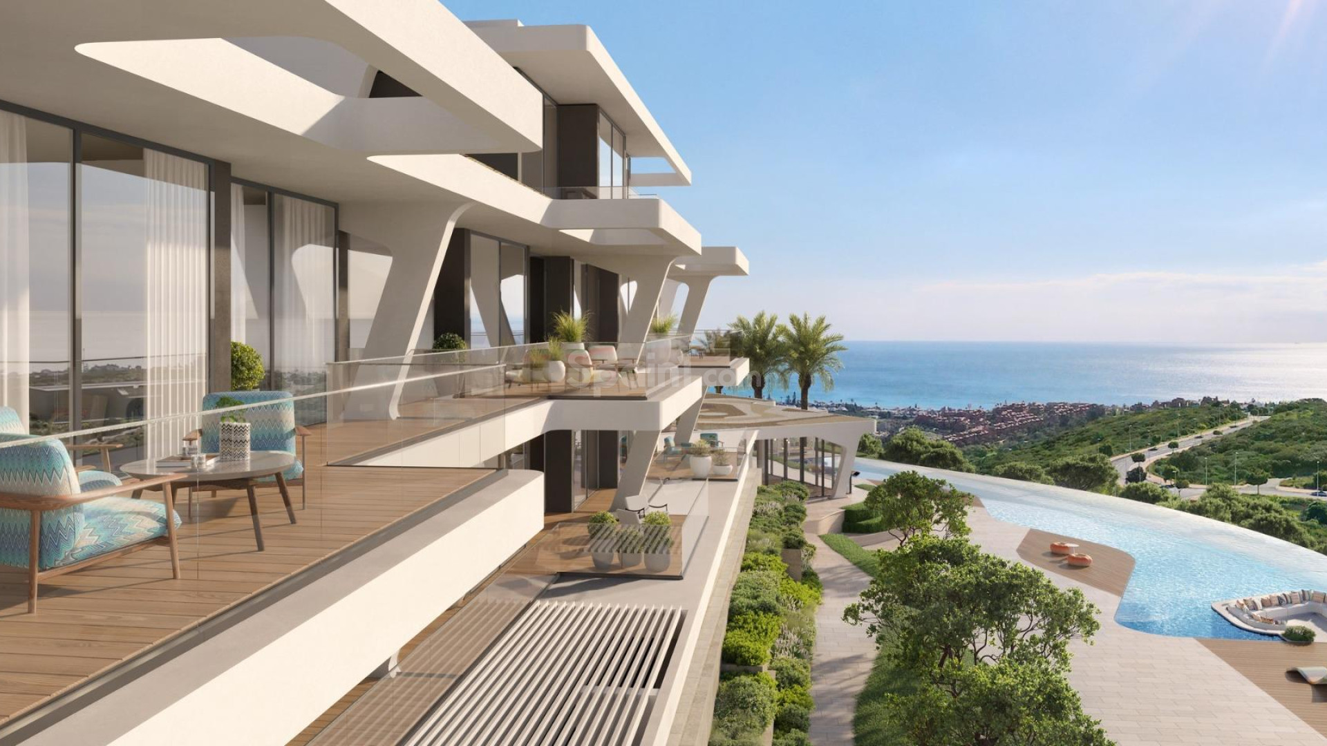 New Build - Lägenhet -
Casares - Finca Cortesín