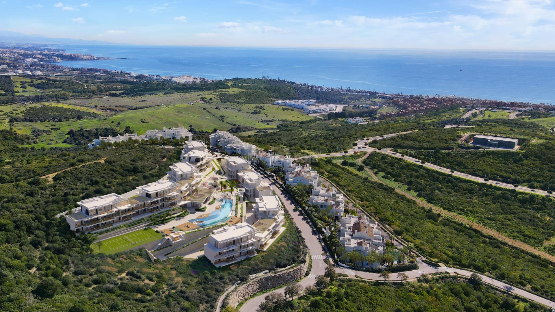 New Build - Lägenhet -
Casares - Finca Cortesín