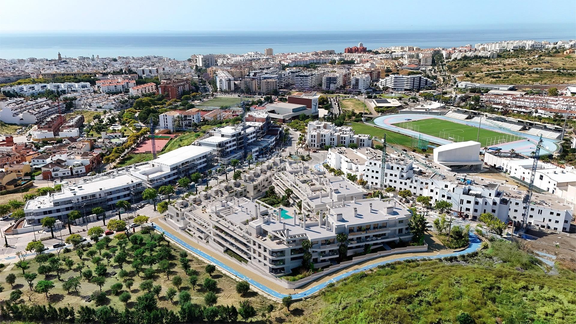 New Build - Lägenhet -
Estepona - Polideportivo