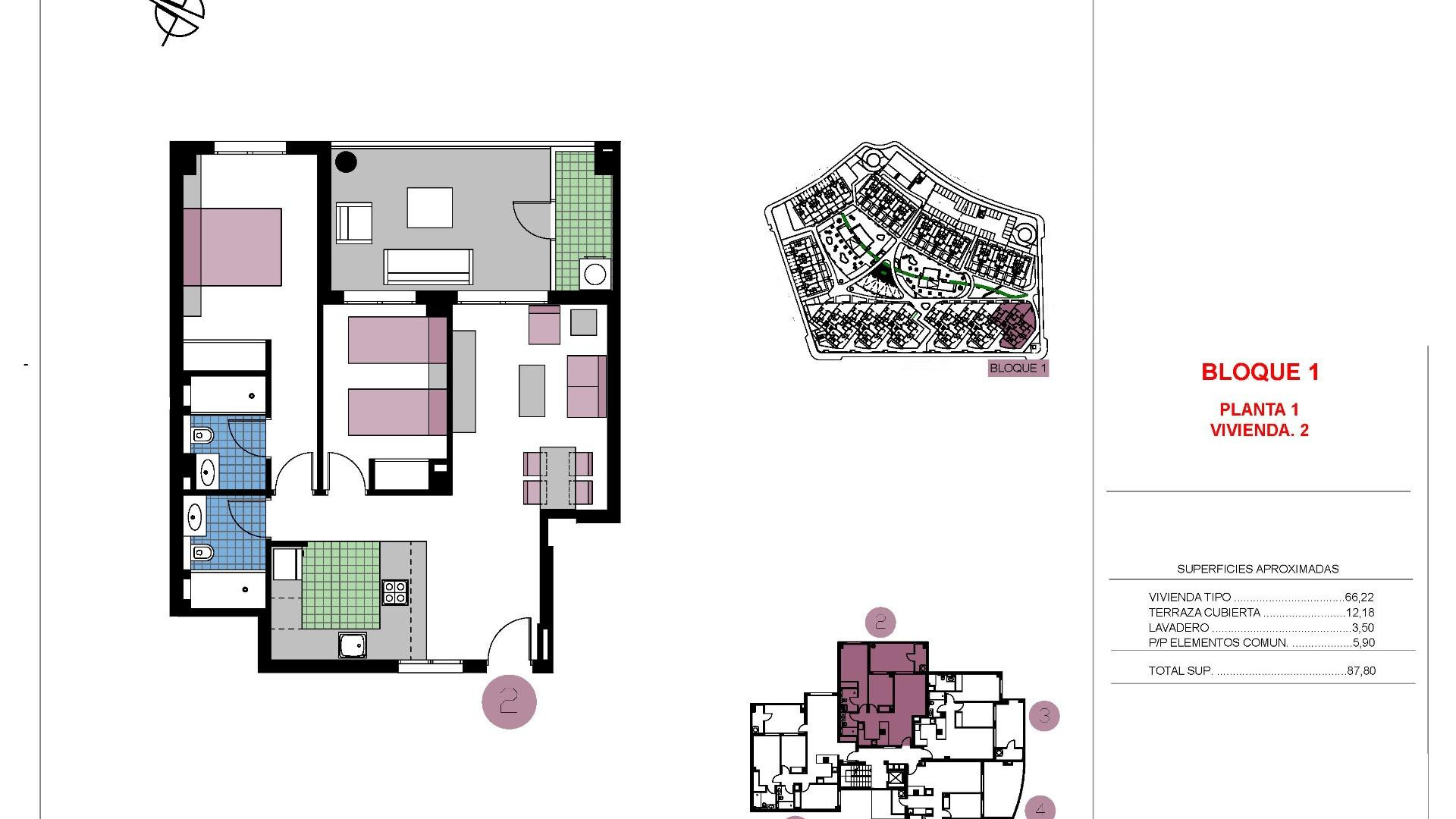 New Build - Lägenhet -
Pilar de la Horadada - Mil Palmeras