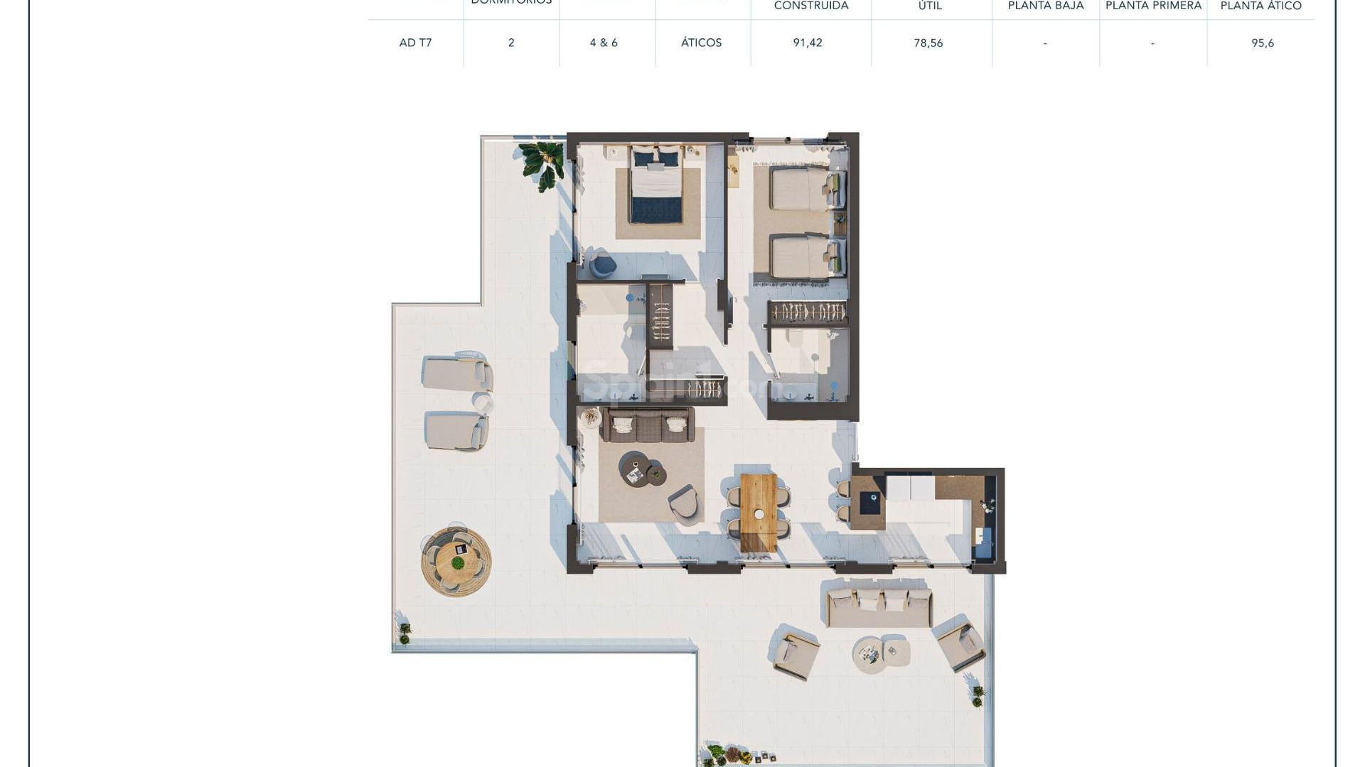 New Build - Penthouse -
Casares - Camarate