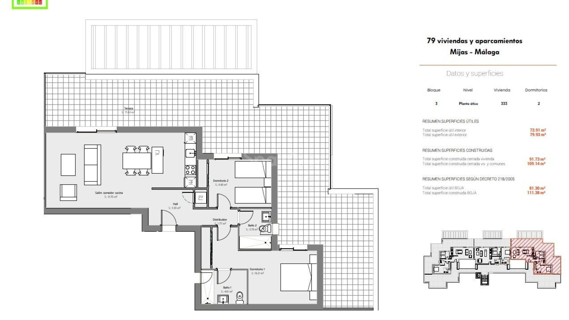 New Build - Penthouse -
Mijas - Lagar Martell