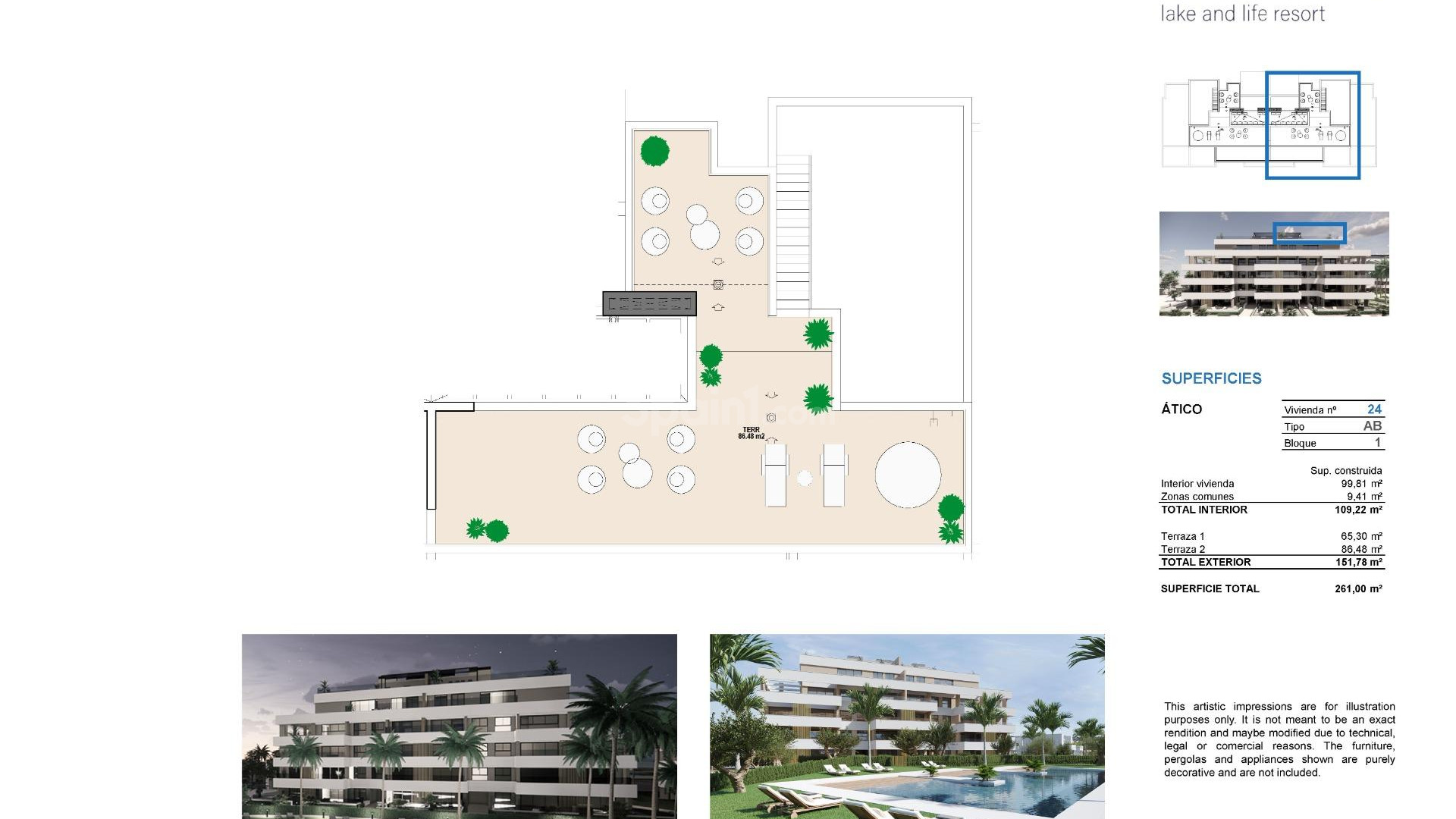 New Build - Penthouse -
Torre Pacheco - Santa Rosalía