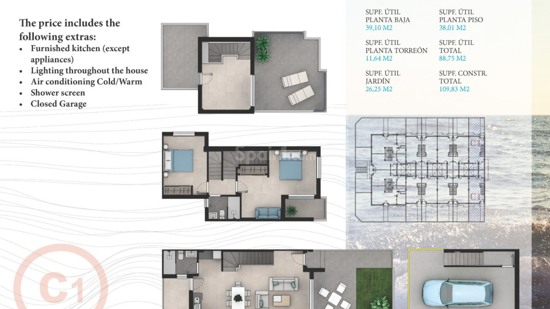 New Build - Radhus -
La Manga del Mar Menor - La Manga