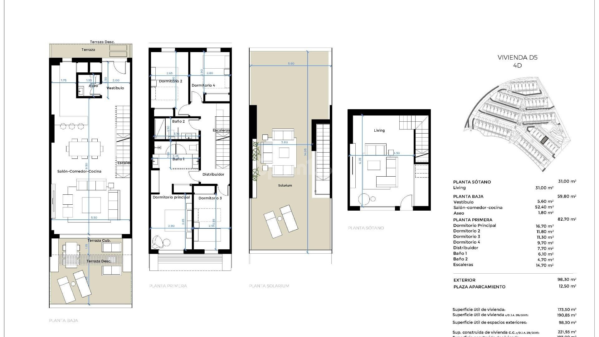 New Build - Radhus -
Mijas - La Cala