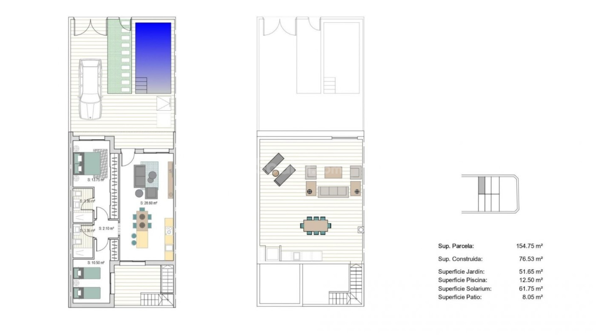 New Build - Radhus -
San Javier - Parque del doce