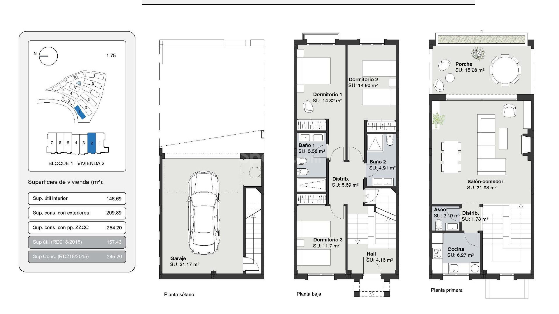 New Build - Stadthaus -
Estepona - Azata Golf