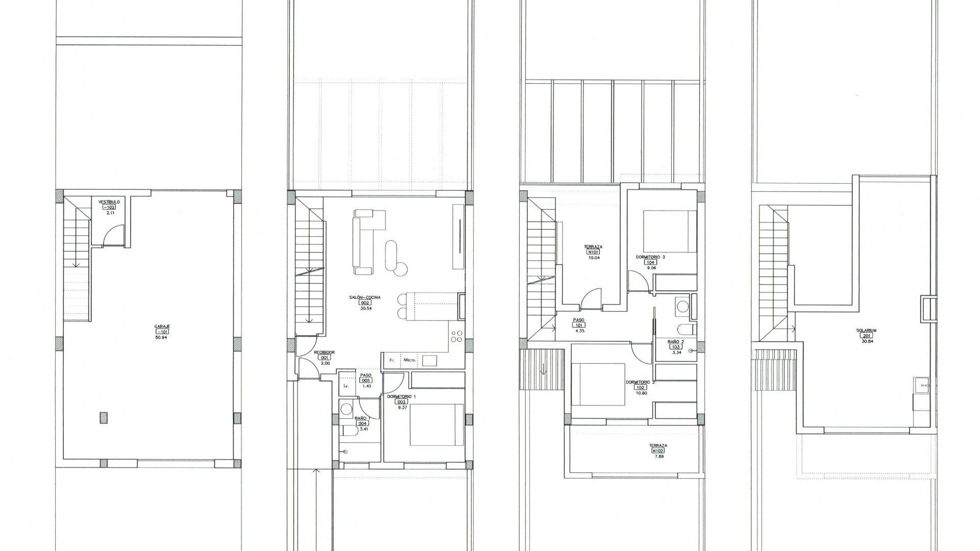 New Build - Stadthaus -
Los Alcázares - Los Alcazares