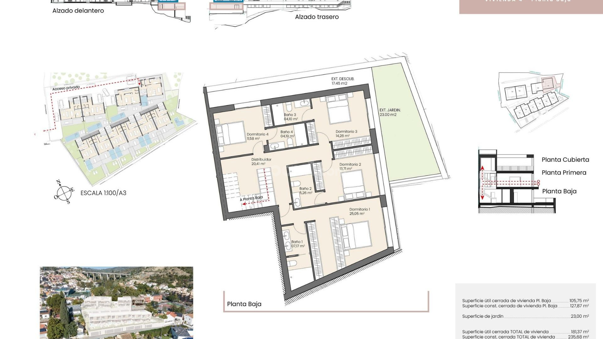 New Build - Stadthaus -
Málaga - Pedregalejo