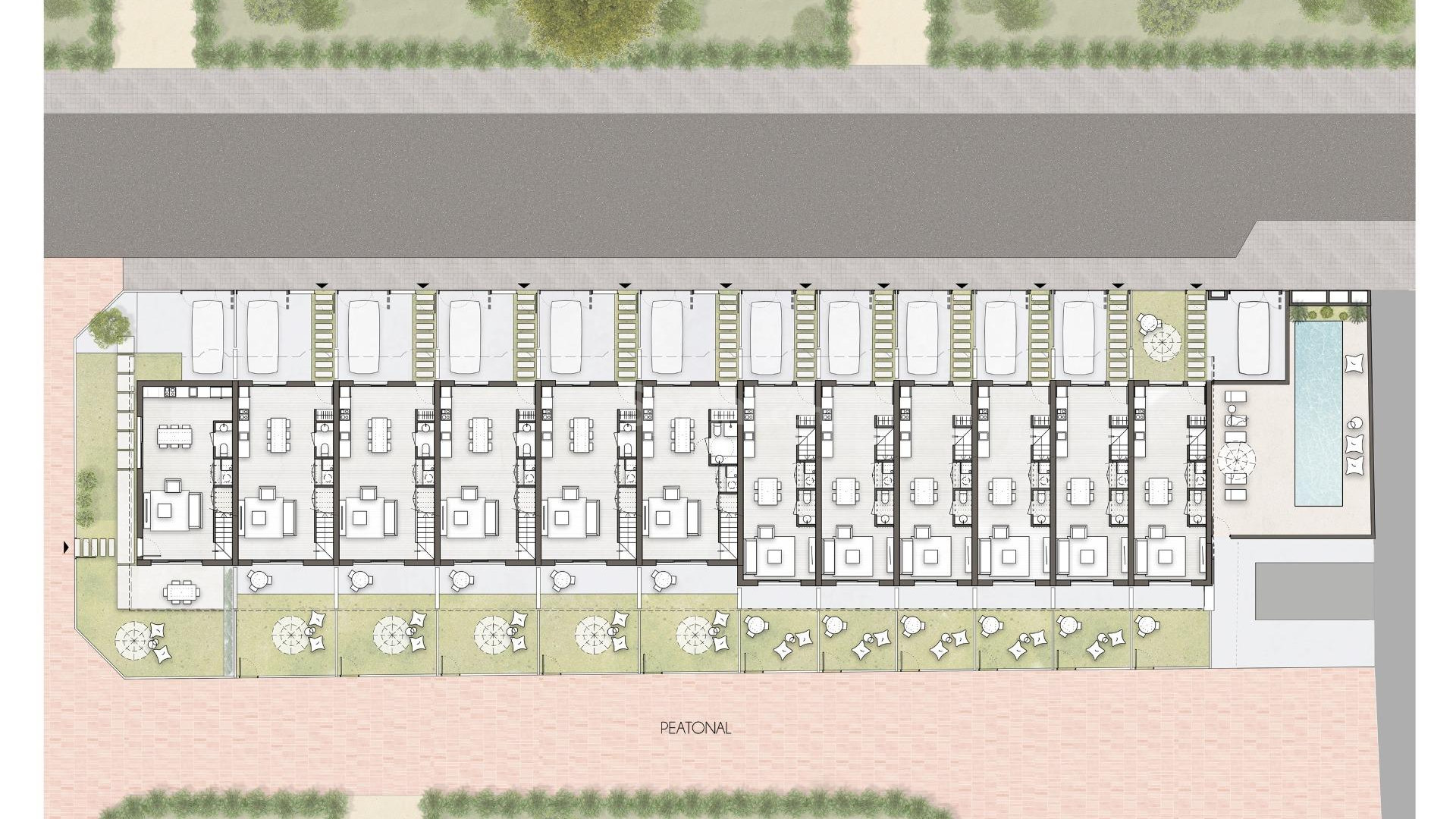 New Build - Stadthaus -
Pilar de la Horadada - pueblo