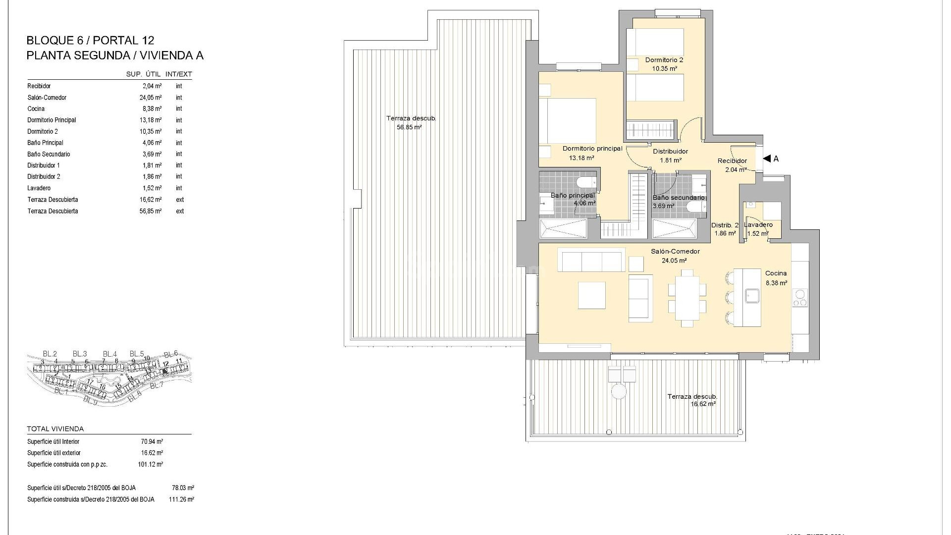 New Build - Takvåning -
Casares - Casares Costa