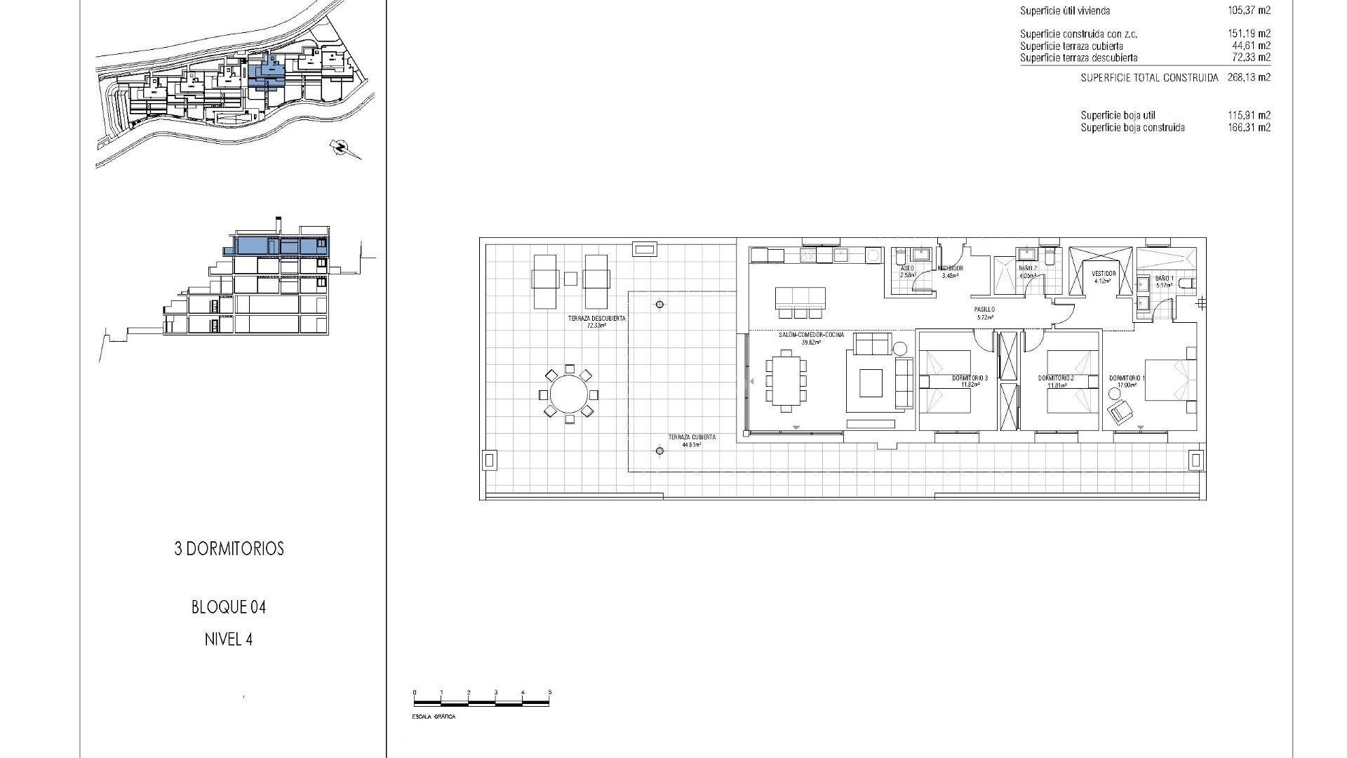 New Build - Takvåning -
Casares - Finca Cortesín