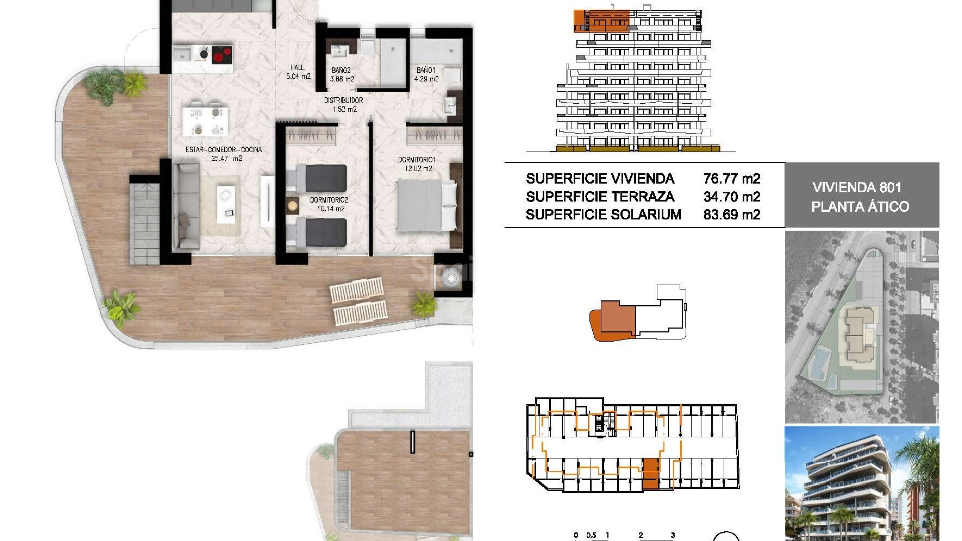 New Build - Takvåning -
Guardamar del Segura