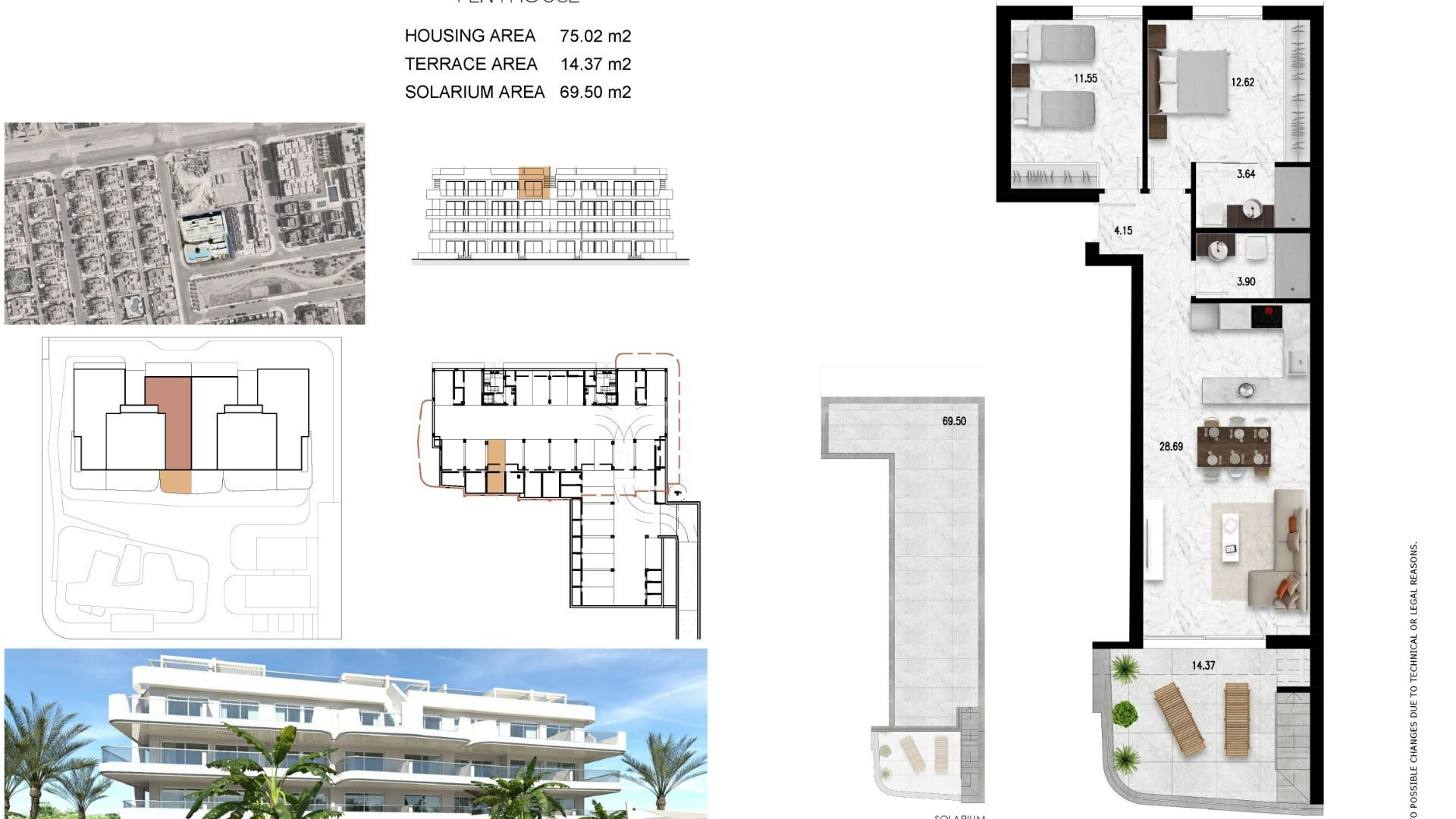 New Build - Takvåning -
Orihuela Costa - Lomas de Cabo Roig