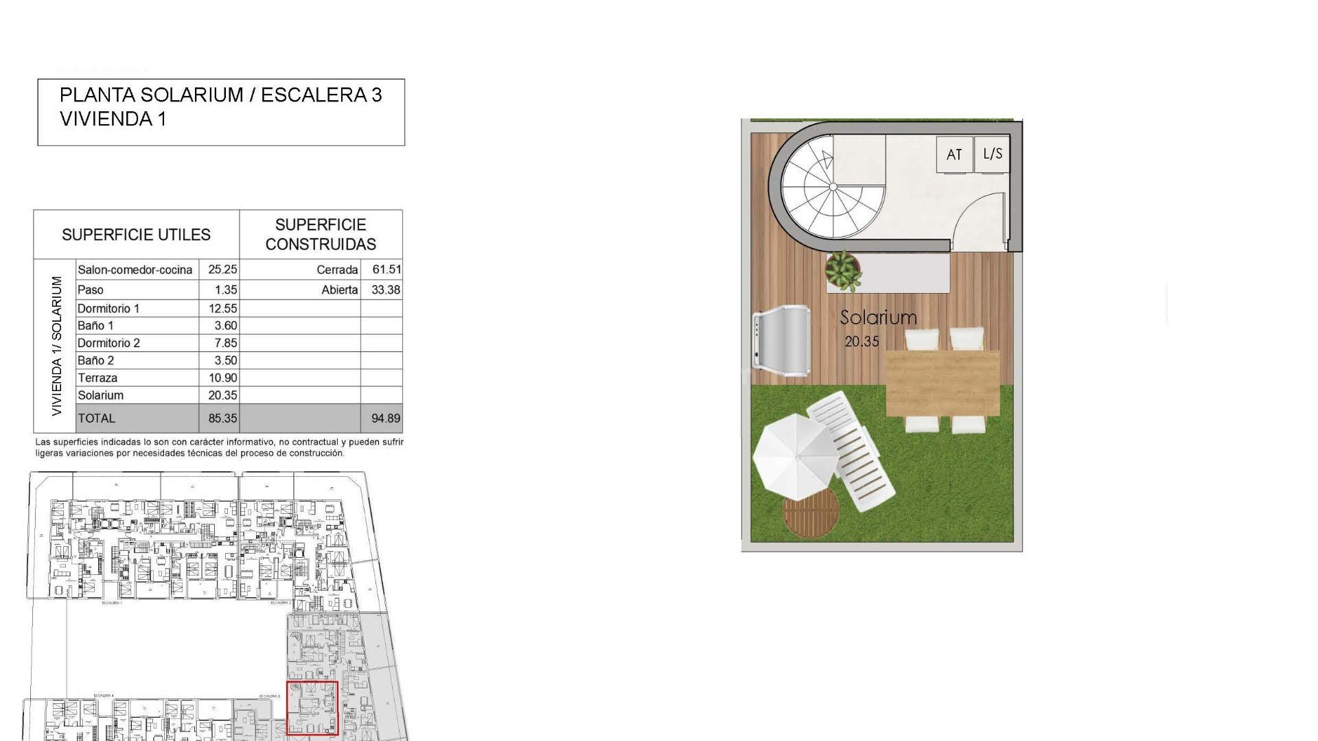 New Build - Takvåning -
Santa Pola - Estacion de autobuses