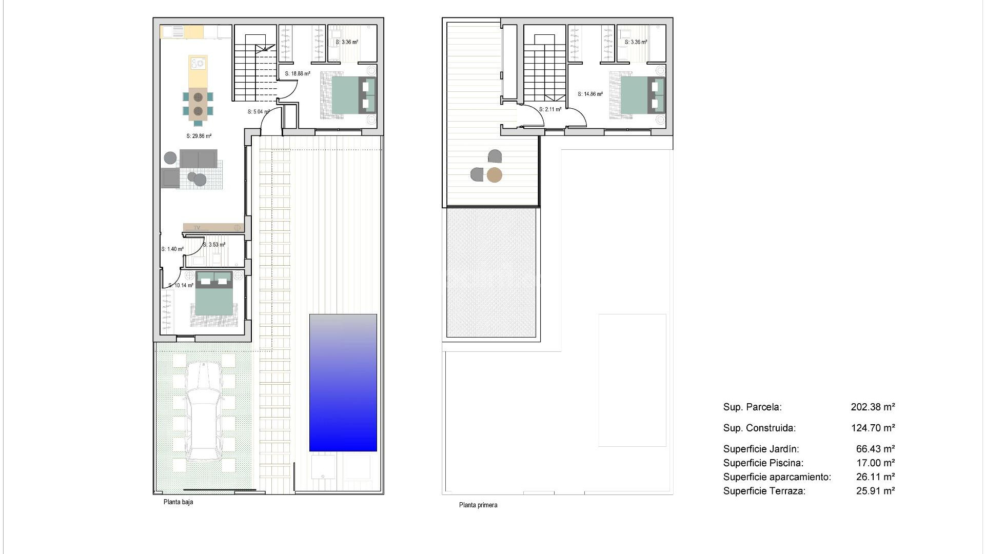 New Build - Townhouse -
San Javier - Parque del doce