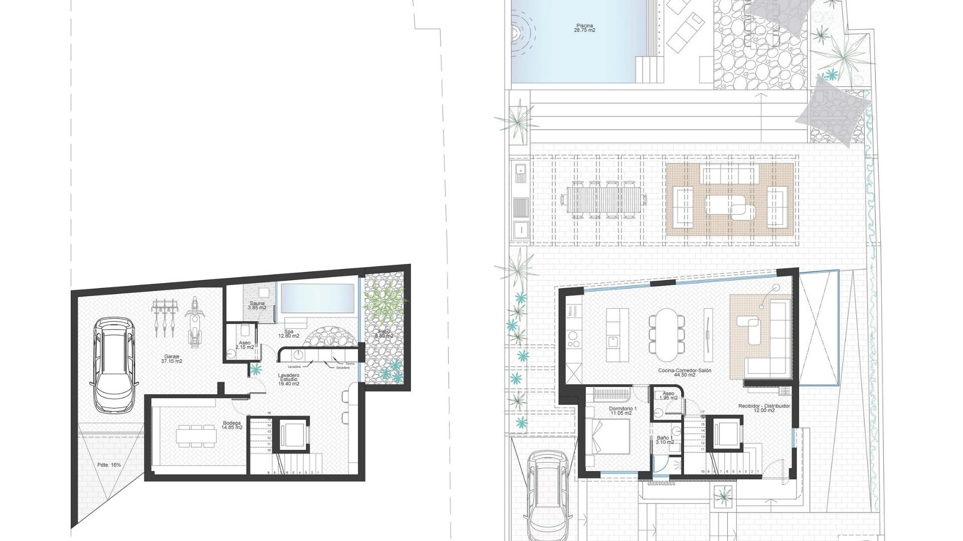 New Build - Villa -
Cabo de Palos - Cala Flores