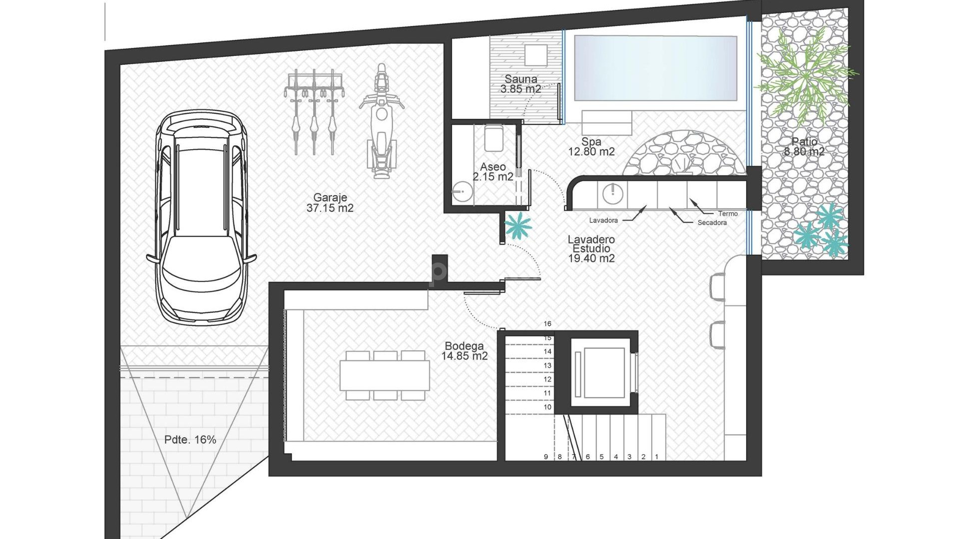 New Build - Villa -
Cabo de Palos - Cala Flores
