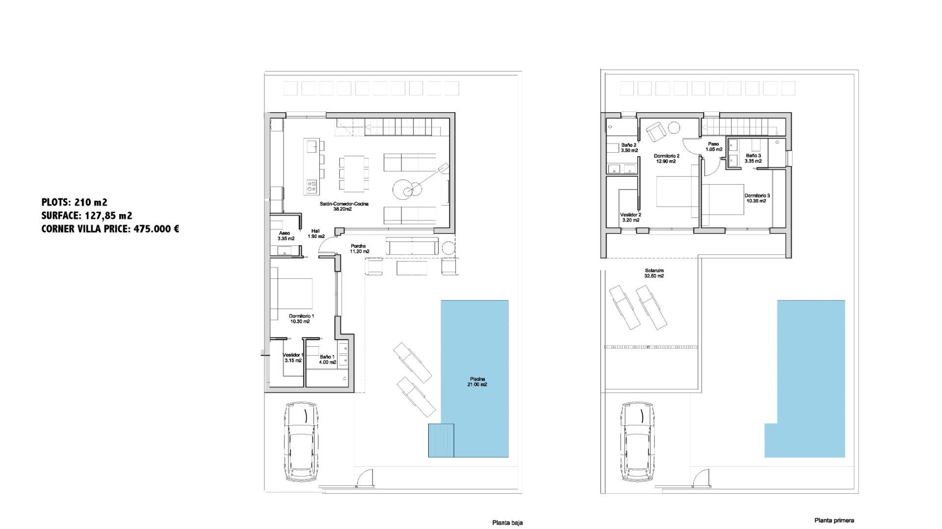 New Build - Villa -
San Javier - Parque de los leones