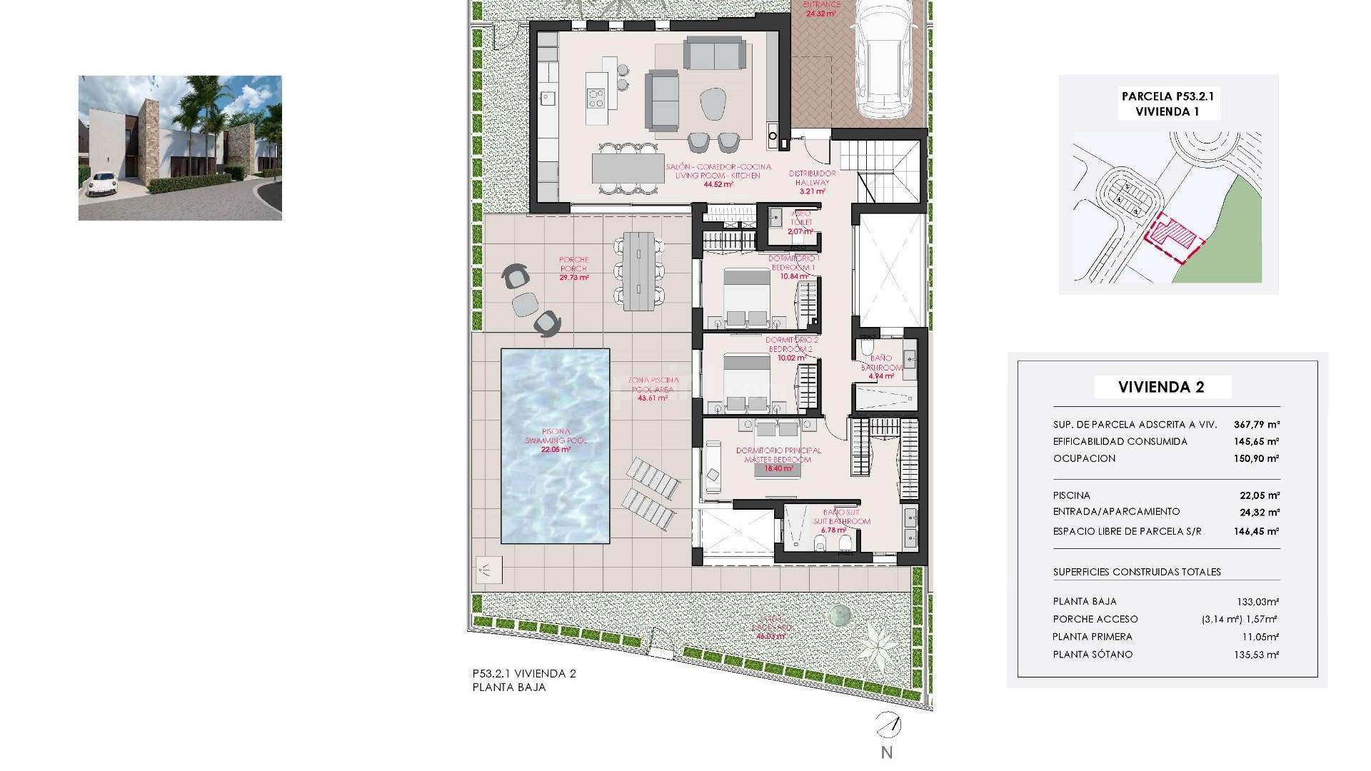 New Build - Villa -
Torre Pacheco - Santa Rosalía