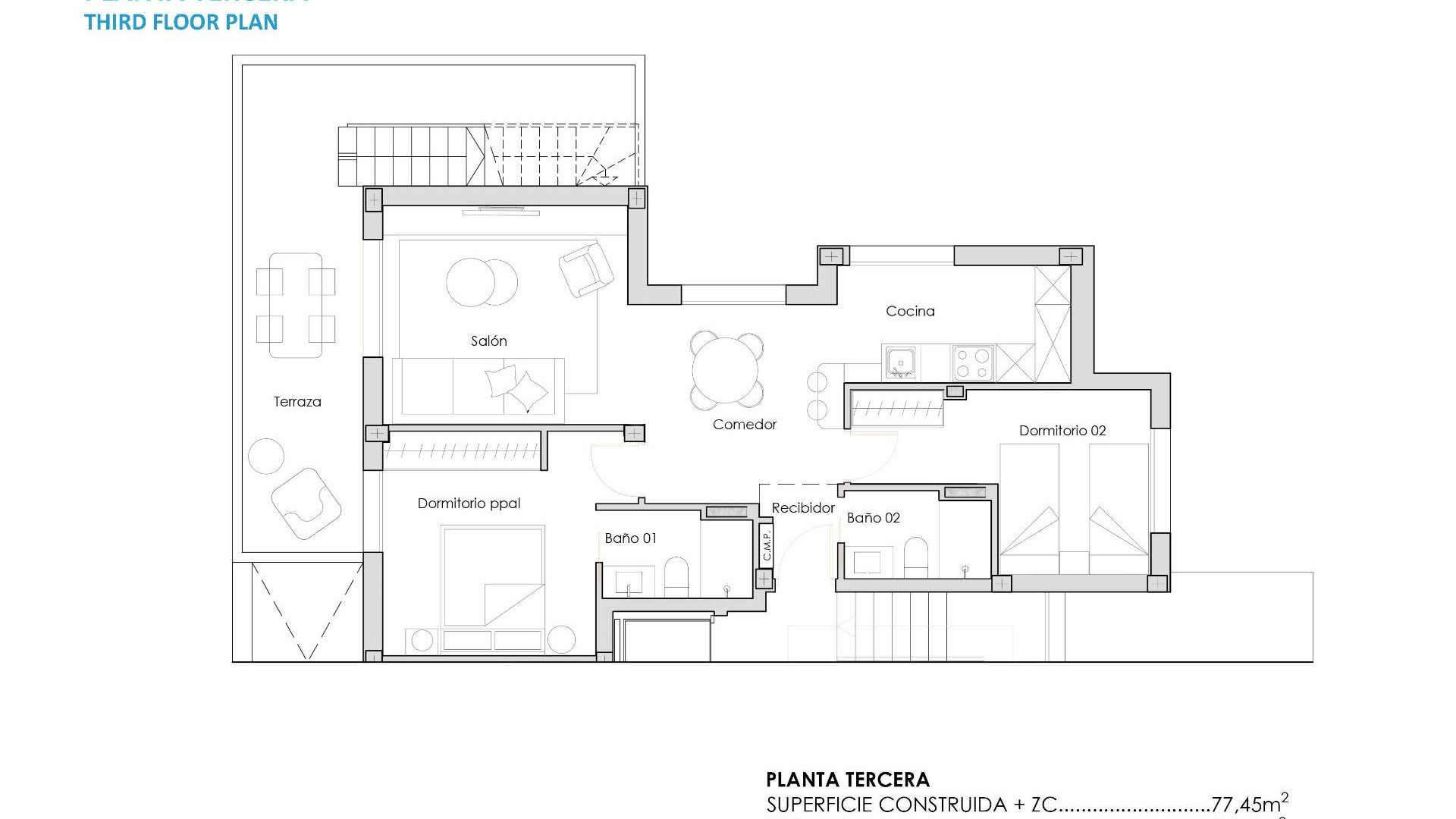 New Build - Wohnung -
Torre Pacheco - Santa Rosalía