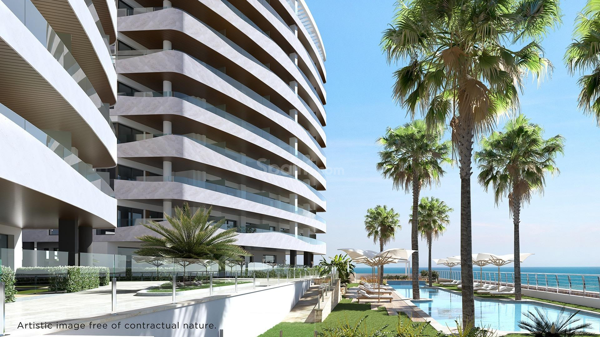 Nueva construcción  - Apartamento -
La Manga del Mar Menor - 1ª Linea Del Mar Mediterraneo