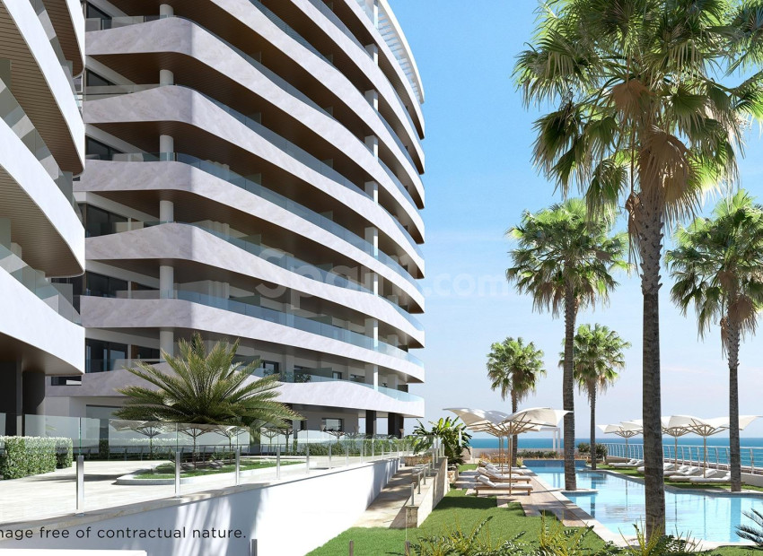 Nueva construcción  - Apartamento -
La Manga del Mar Menor - 1ª Linea Del Mar Mediterraneo