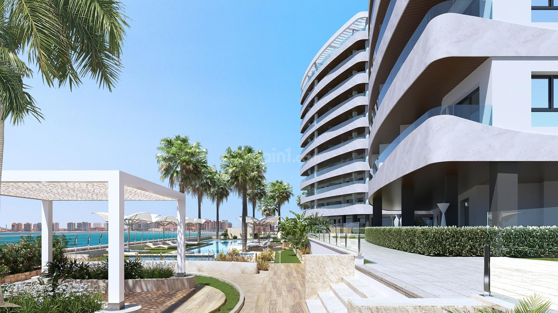 Nueva construcción  - Apartamento -
La Manga del Mar Menor - 1ª Linea Del Mar Mediterraneo