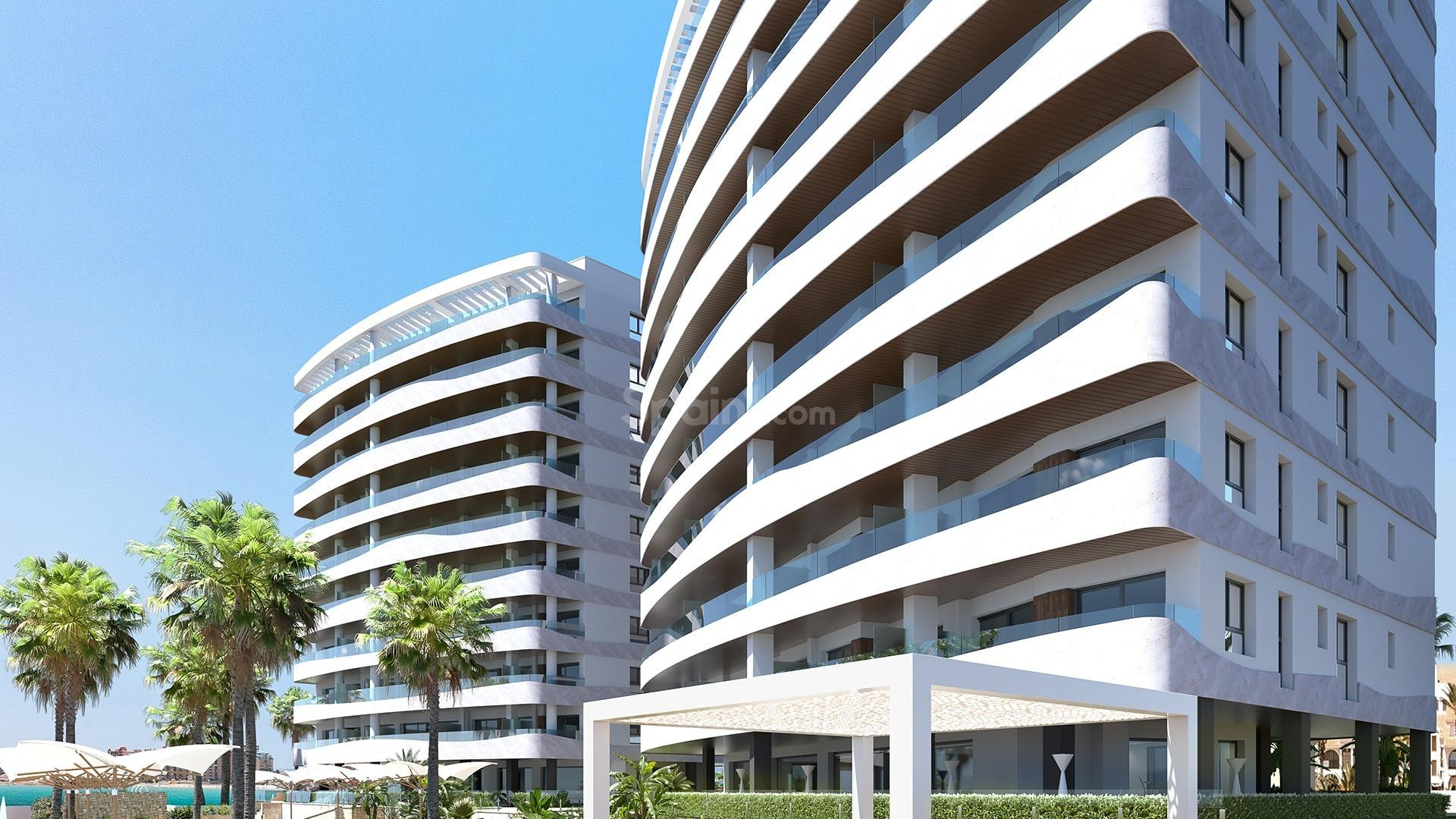 Nueva construcción  - Apartamento -
La Manga del Mar Menor - 1ª Linea Del Mar Mediterraneo