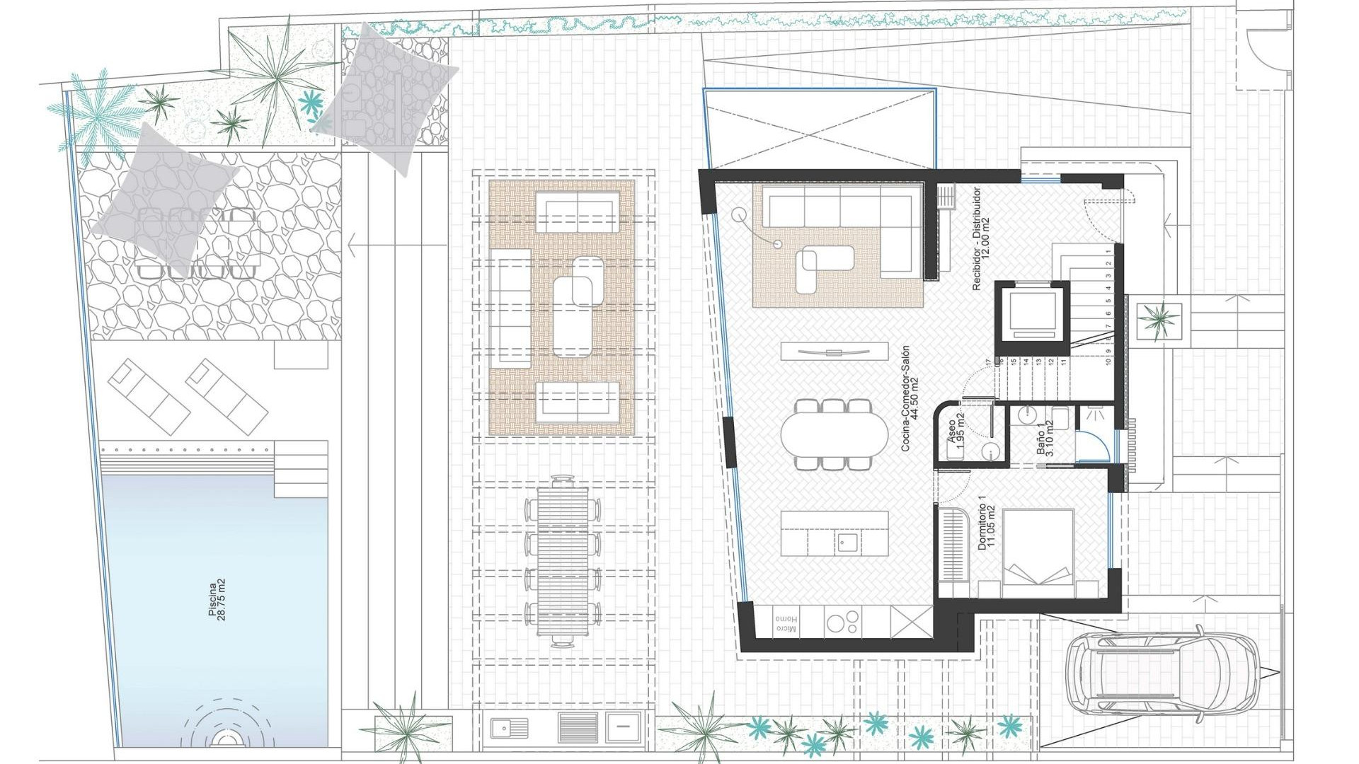 Nueva construcción  - Villa -
Cabo de Palos - Cala Flores