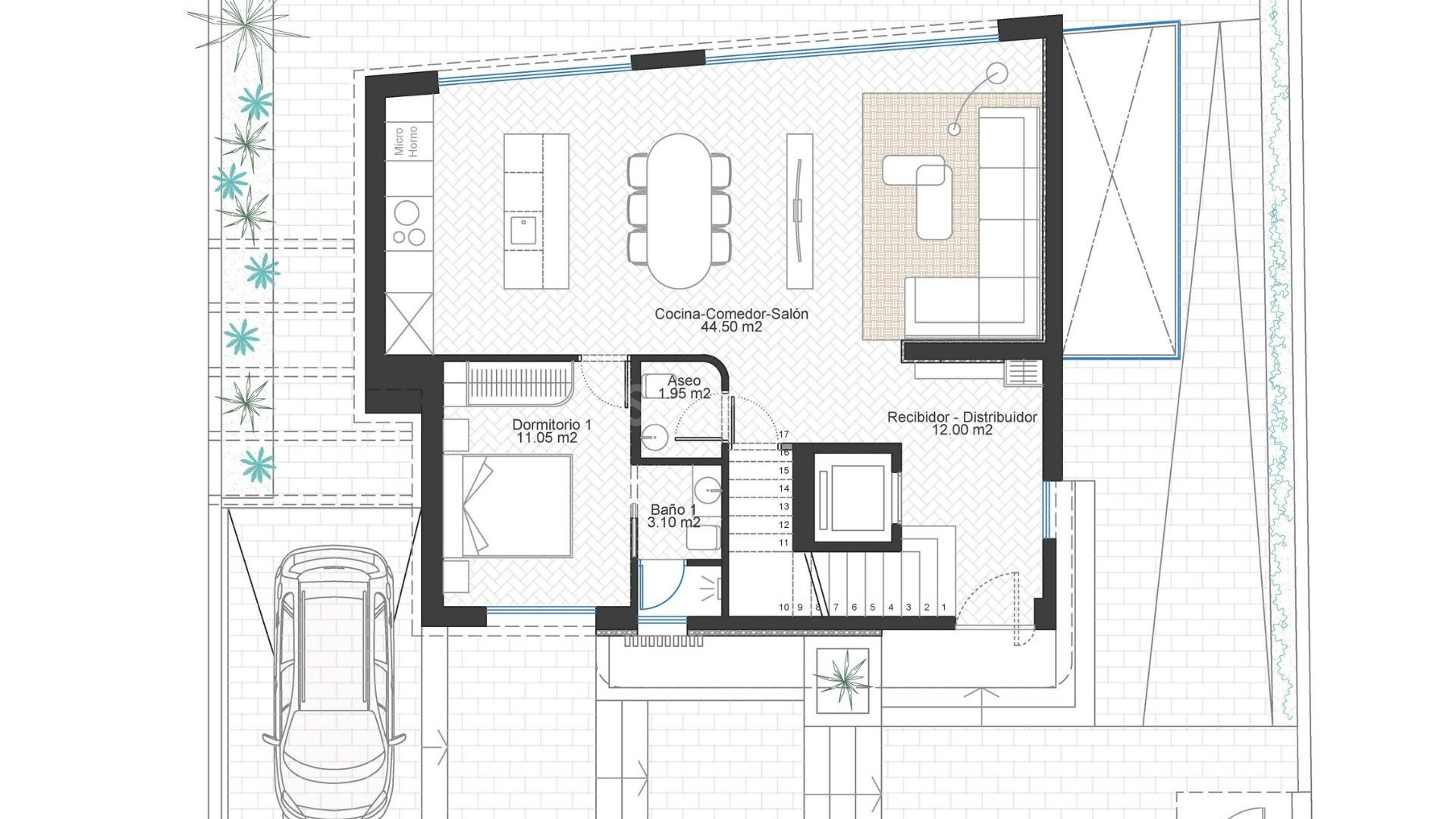 Nueva construcción  - Villa -
Cabo de Palos - Cala Flores