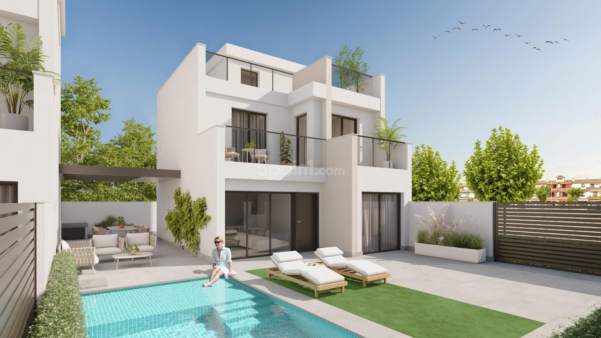 Nueva construcción  - Villa -
Los Alcázares - Playa la Atascadera