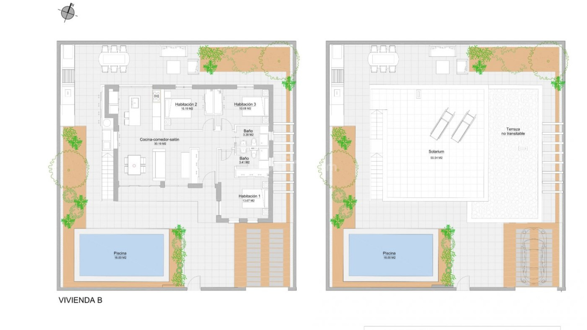 Nueva construcción  - Villa -
Pilar de la Horadada - Pinar de Campoverde