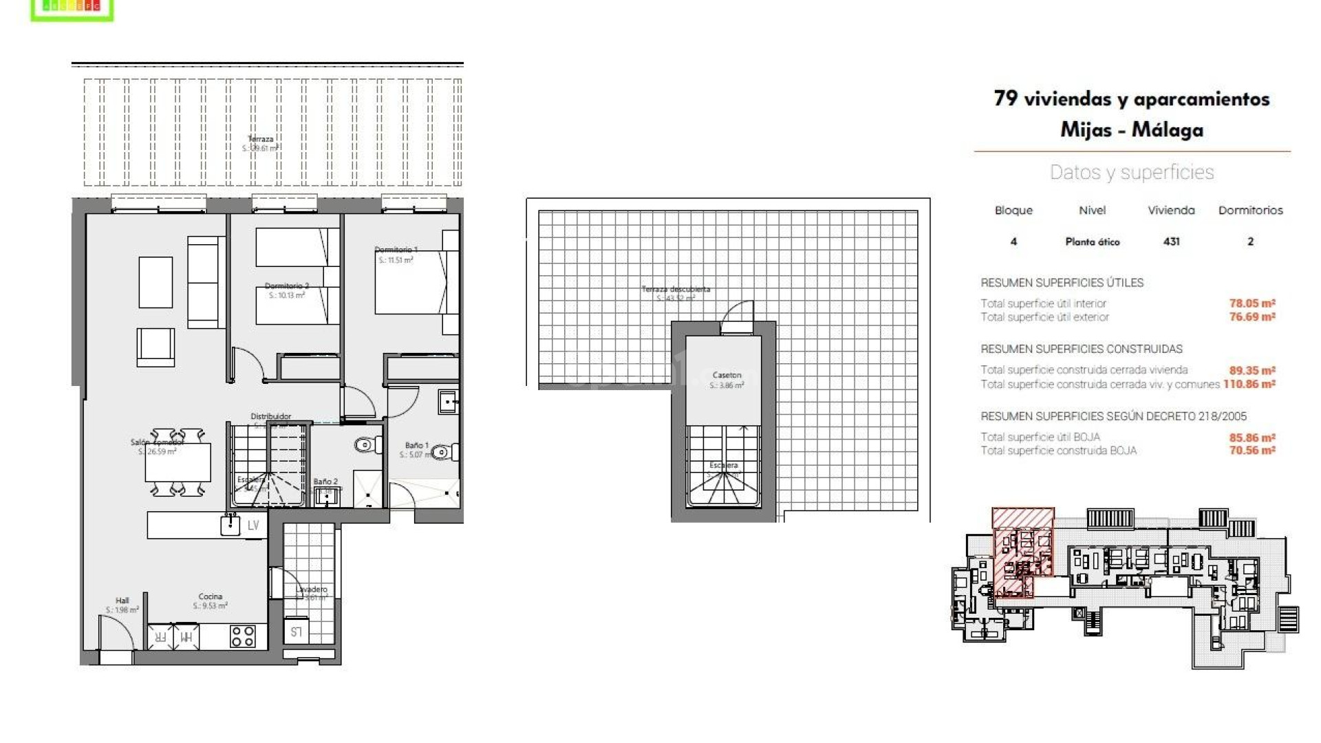 Nybygg - Penthouse -
Mijas