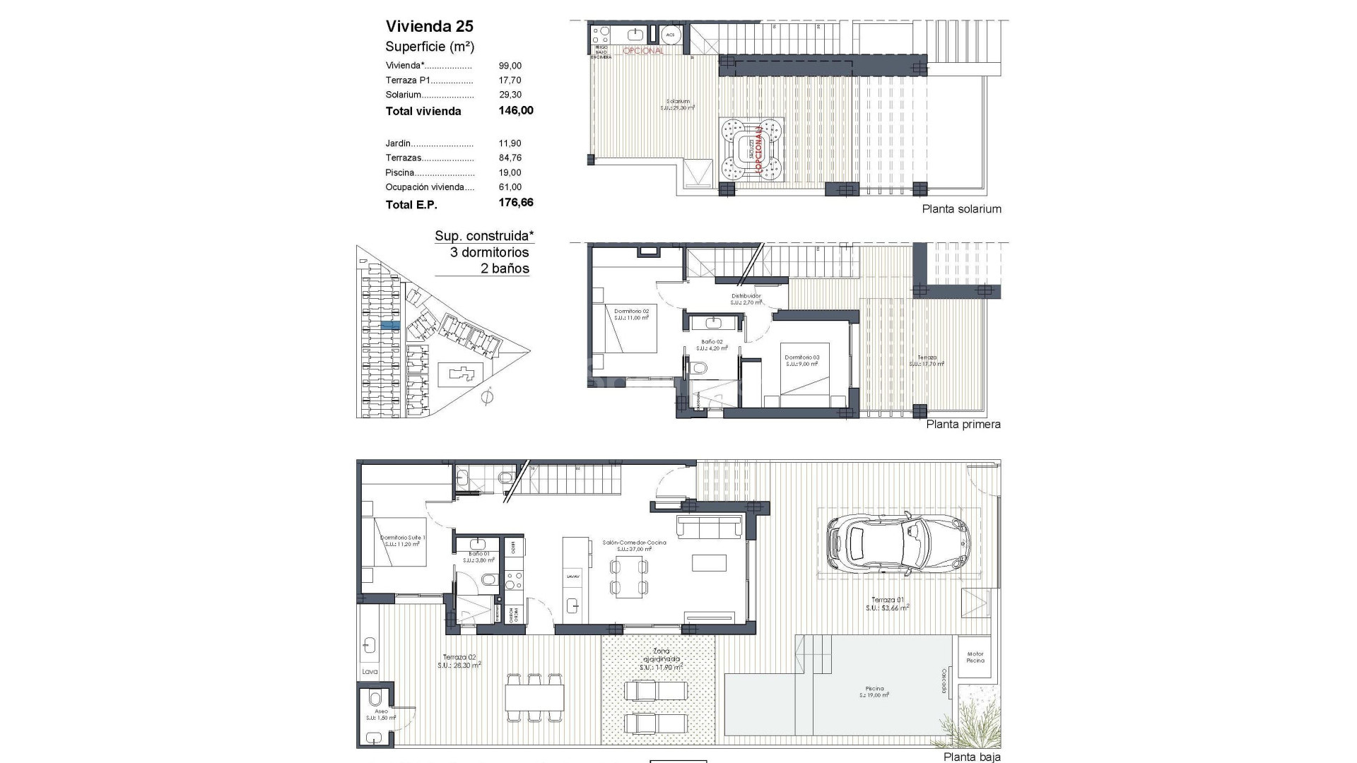 Nybygg - Rekkehus -
Los Alcázares - Los Alcazares