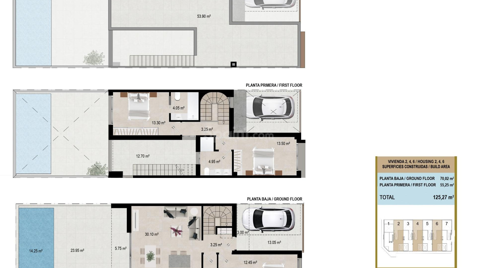 Nybygg - Rekkehus -
San Javier - pueblo