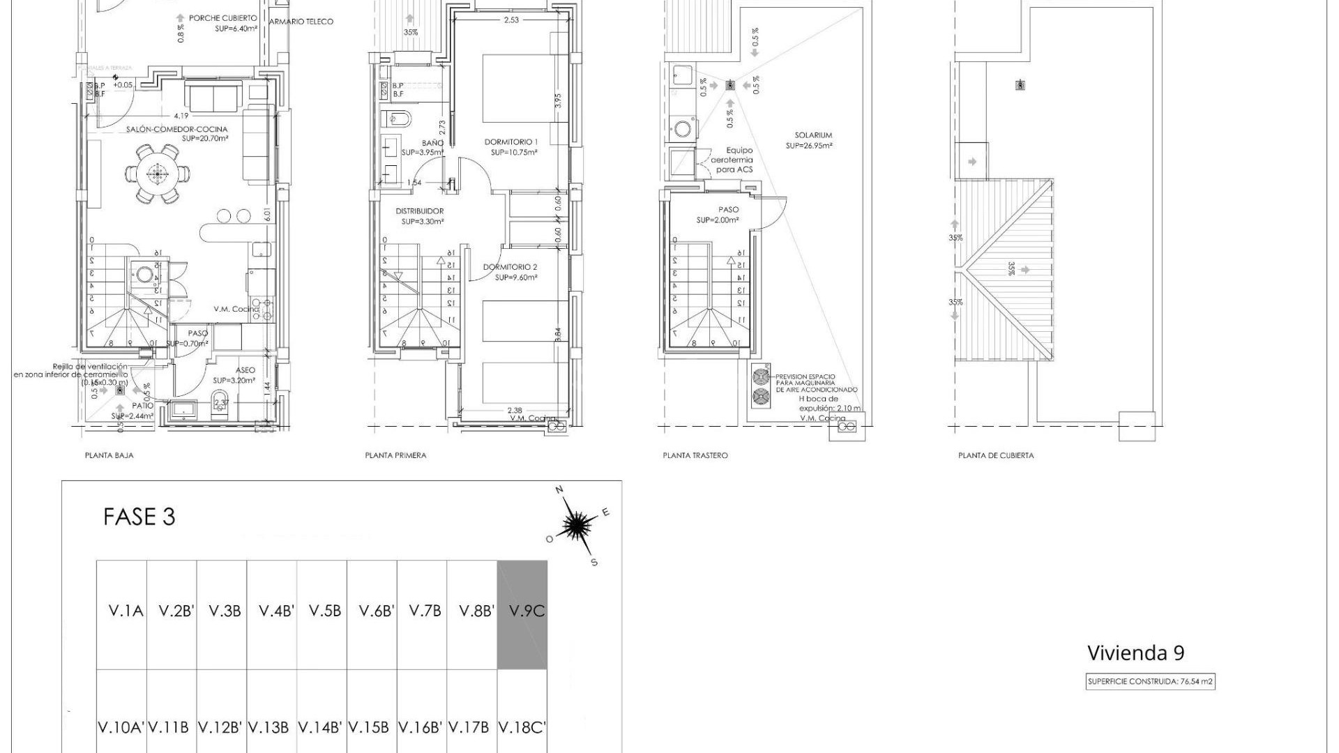 Nybygg - Rekkehus -
Torre Pacheco - Santa Rosalia pueblo