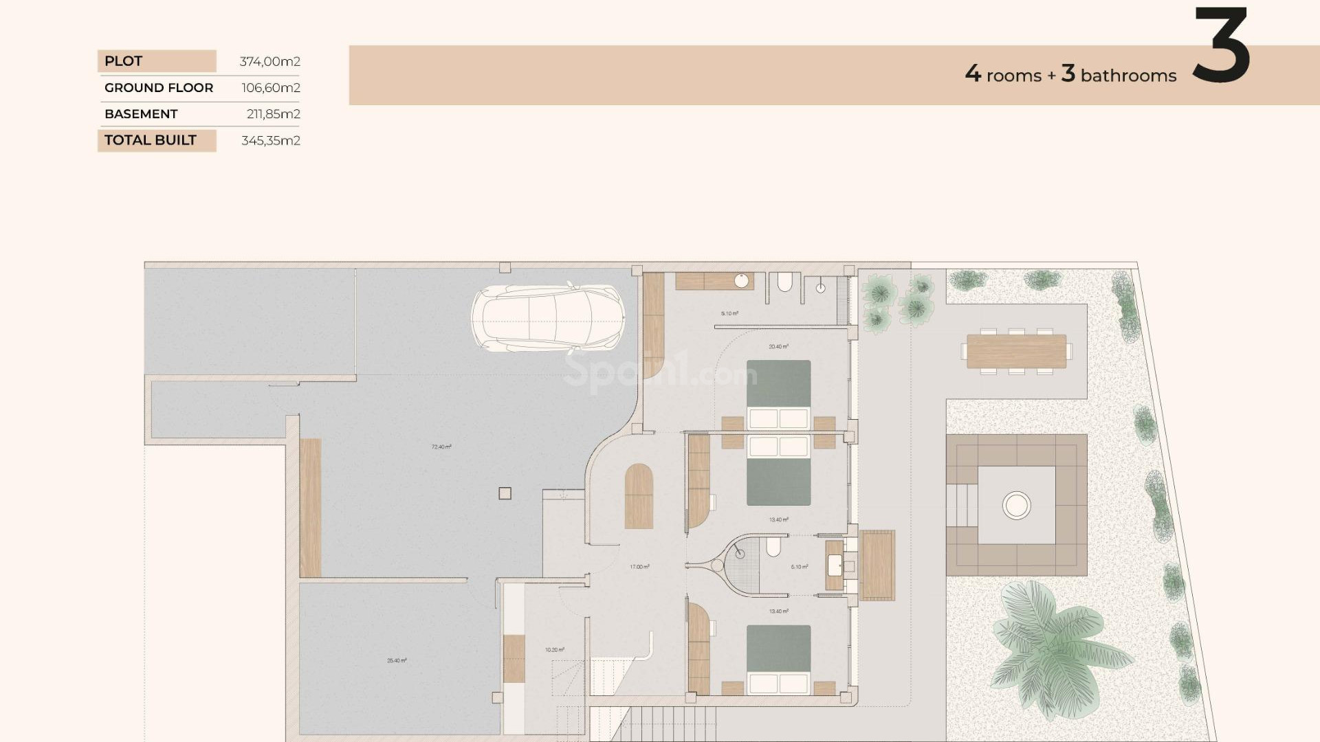 Nybygg - Villa -
Algorfa - La Finca