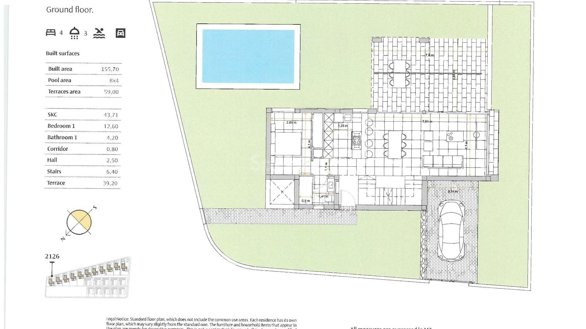 Nybygg - Villa -
Algorfa - La Finca